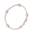 thumbnail image 5 of Genuine Morganite Bracelet in 18k Rose Gold Bracelet Morganite Jewelry 1.75 Carats For Women, 5 of 8