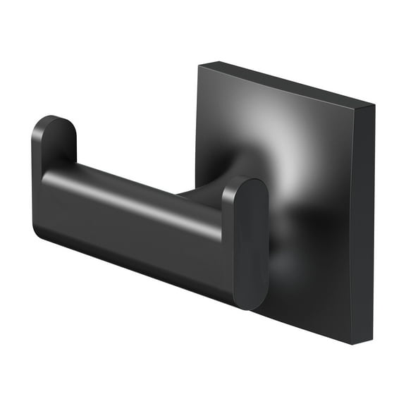 Gatco 5585MX Waterline Robe Hook, Matte Black