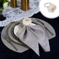 thumbnail image 1 of QIPOPIQ Chrysanthemum Charm Napkin Rings | Perfect for Weddings, Banquets, Birthdays, Mother's Day and Easter, 1 of 6