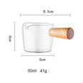 thumbnail image 5 of Luxsea Multi-functional Taste Dish Coffee Mini Milk Pan Glass Sauce Vinegar Plate Gravy Boats with Handle, 5 of 8