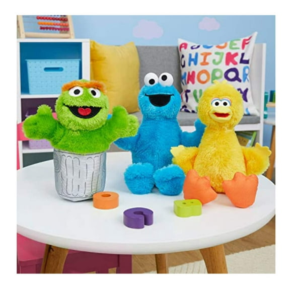 Sesame Street Friends 8” 3-Pack Plush Set