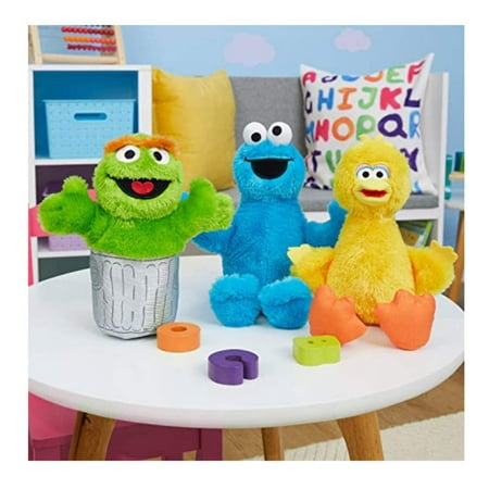 Sesame Street Friends 8” 3-Pack Plush Set