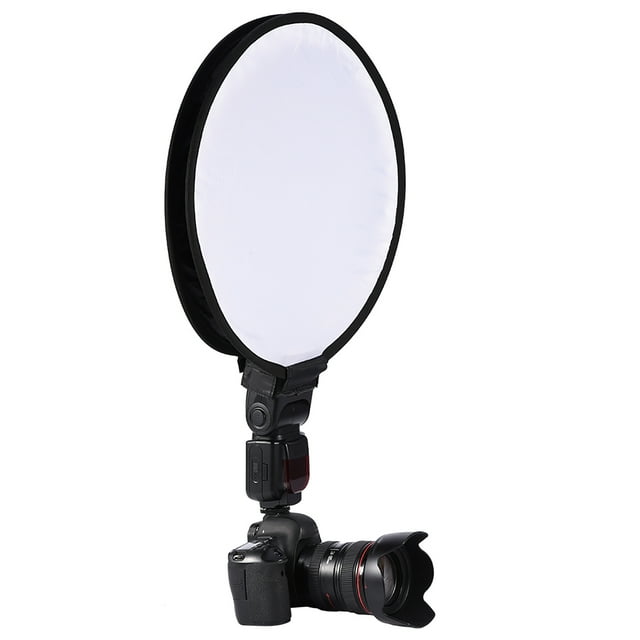 Softbox portátil, mini difusor de flash portátil de belleza redondo, softbox de apariencia sorprendente