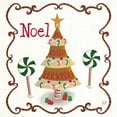 thumbnail image 2 of Metz, Andi 26x26 White Modern Wood Framed Museum Art Print Titled - Gingerbread Forest IV, 2 of 4