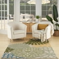 thumbnail image 3 of Nourison Aloha Tropical Indoor/Outdoor Green Multicolor 6' x 9' Area Rug (6x9), 3 of 10