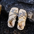 thumbnail image 6 of Ymyiu Toddler Sandals Girl Girls Sandals Strappy Open Toe Outdoor Flats with Hook and Loop Kid Summer Shoes for Girls Size 12.5 (White,Little Kids 12.5), 6 of 9