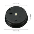 thumbnail image 4 of Tomshine 80MM3.15Inches 2PCS Solaire Alimenté Boîte de Cellules Accessoires Pièce de Rechange avec 1PC * Warmwhite LEDsPCS Polysilicium Panneau IP44 Résistance Intégrée 600mAh Rechargeable Cellule pour une Utilisation, 4 of 7