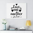 thumbnail image 2 of Scripture Walls John 13:34 Love Another Hearts Bible Verse Canvas Christian Wall Art Ready to Hang Unframed, 2 of 12
