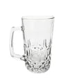 thumbnail image 1 of Juego de 4 Tarros Cerveceros Elegantes de Cristal de 500 ML con Diseño de Rombos en la parte Inferior, 1 of 6
