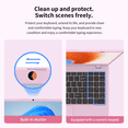 thumbnail image 4 of Coolby Pink Laptop,15.6 " Laptop Computer,8GB RAM 256GB SSD,6500Y Processor (Beats N5095 up to 3.4GHz), Lightweight Notebook PC for Student Business Office, Win 11 Laptop, Office 2024,Privacy Cameras, 4 of 10