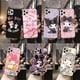 thumbnail image 2 of Funda de teléfono Hello Kitty kuromi my melody para iphone 14 13 12 11 Pro Mini XS Max 8 7 Plus X SE 2020 XR xuanjing unisex, 2 of 2