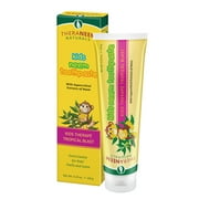 Theraneem Naturals Kids Neem Toothpaste | Supports Healthy Teeth & Gums | No Fluoride or Gluten, Organic Neem | Tropical Blast, 4.23 oz