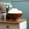 thumbnail image 6 of Luxe Designs | Acacia Wood Footed Bowl– Handcrafted Decorative Fruit Bowl with Elegant Carving Design for Dining, Serving, and Home Décor- 12 Inch Wooden Pedestal Bowls, 6 of 7
