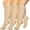 Beige, variant on 3 Pairs Medical Sport Plus Size Compression Socks - 20-30mmHg Graduated Knee-High Support for Men & Women, Ideal for Soccer, Running, and Nurses