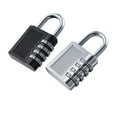 thumbnail image 2 of Heavy Duty 4 Dial Digit Combination Lock Weatherproof Security Padlock Outdoor Gym Locker Safely ,Easy to Use, 2 of 6