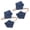 Blue, variant on Yihuala 2Pieces Decorative Window Tiebacks Flexible Flower Bough Curtain Holders Holdbacks Bedroom Living Room Accessories