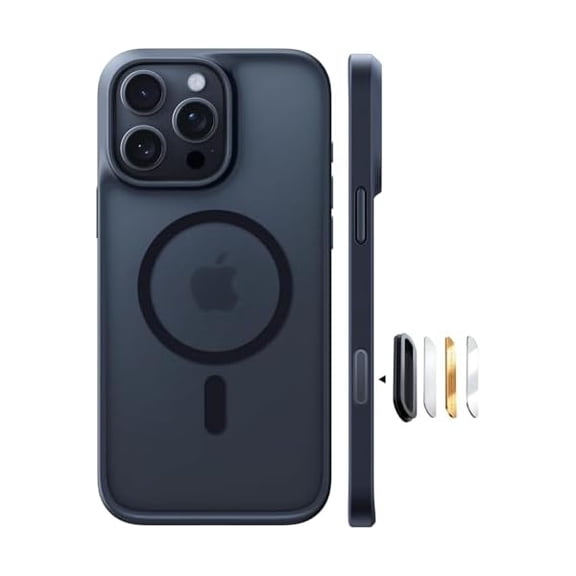 Eryueer Magnetic Shockproof for iPhone 16 Pro Max Case, [Fit for MagSafe] [Military-Grade Drop Tested] Translucent Slim Protective for iPhone 16 Pro Max Case Anti-Fingerprint Anti-Scratch