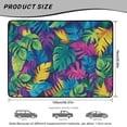 thumbnail image 7 of Qpednta Tropical Leaf Trunk Mat 29"x39" All Weather Cargo Liner for SUV, Polyester Carpet Non-Slip Backing Machine Washable Rear Cargo Protection Car Accessories Fits Sedan Truck, 7 of 7
