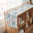 thumbnail image 6 of Table Runners 72 Inches Long Dress Scarves, Teal Red Jellyfish Coastal Farmhouse Kitchen/Dining Table Runner, Coffee Tablerunners, Vintage Beach Coral Starfish Nautical 14x72 Inch, 6 of 9