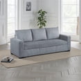 thumbnail image 3 of Pemberly Row 85 Inch Convertible Pull Out Sofa Bed Gray Corduroy, 3 of 11