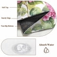 thumbnail image 5 of Spring Flowers Area Rugs 4x6 ft Pink Hydrangea Watercolor Leaf Washable Rug Non Slip Indoor Carpet Absorbent Floor Mat for Living Room Bedroom Dining Room, 5 of 9