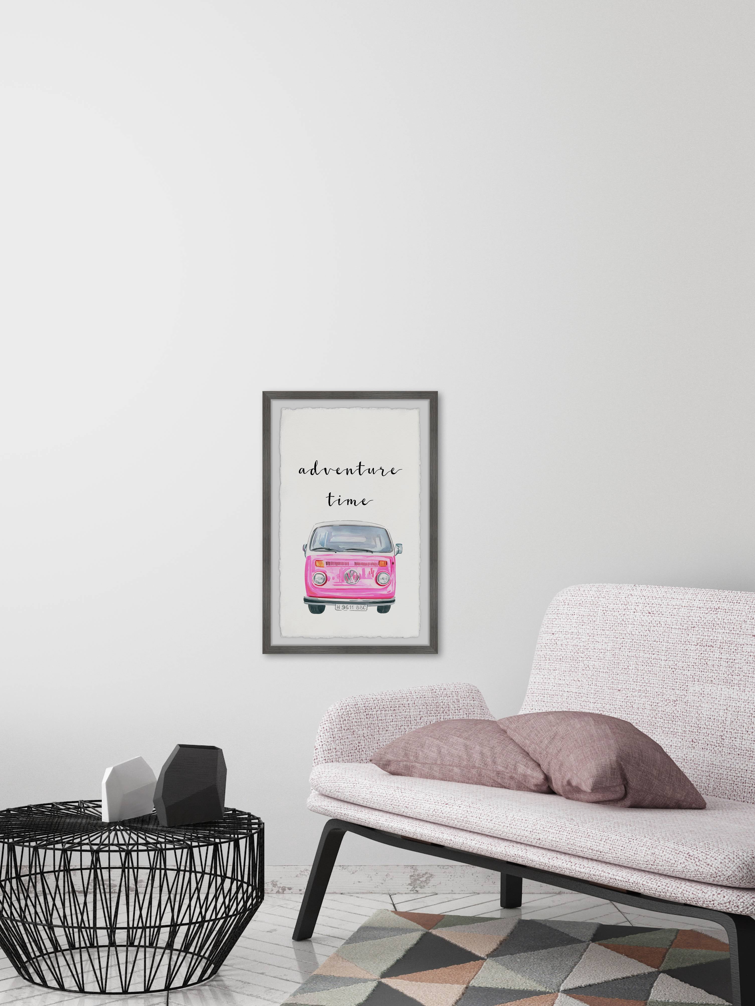 Marmont Hill Adventure Time Framed Wall Art, 12" x 1.5"