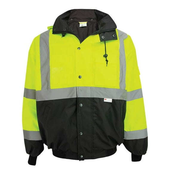 Veste Bomber Classe 3, Rayures Réfléchissantes, Doublée en Polaire, TG