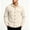 Khaki, variant on Men's Waffle Knit Jacket Lapel Collar Loose Fit Relaxed Solid Color Pockets Long Sleeve Casual Fashion Everyday Soft Lightweight Coat Outerwear Windcheater for Men