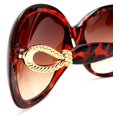 thumbnail image 4 of Women's Oversized Butterfly Retro Fashion Sunglasses - Jackie O, 4 of 6