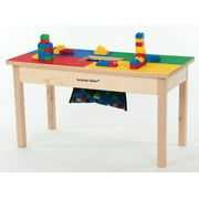 Fun Builder LEGO Compatible Wood Table 32" x 16"