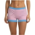 thumbnail image 3 of Women’s Seamless Boxer Briefs 6-Pack One Size Fits Most (S–L) Comfortable Stretch Underwear in Assorted Colors, 3 of 4