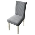 thumbnail image 3 of Juego de funda de silla de 4 piezas, cubierta de silla de comedor lavable extraíble elástico de diamante, 3 of 11