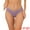 Purple, variant on DARING DIVA Women's No-Show Hipster V-Shape Waist Stretch Thongs Black S
