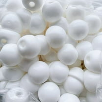 KOYPTL Ice Milky Blank Skins Empty Stress Ball for Toddlers Adults,Sensory Toys for Autistic Children,White Home Party Decoration,Suitable for Kids Friends Christmas Stocking Stuffers Birthday Gifts