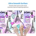 thumbnail image 4 of Pofeuu Eiffel Tower and Hearts Print Mouse Pad,Rubber, Multipurpose Comfortable Waterproof Mousepad Desk Mat for Gamer Office Home, 4 of 8