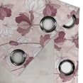 thumbnail image 4 of Ambesonne Grommet Curtain, , 50"x72", Rose Raspberry White, 4 of 5