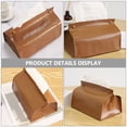 thumbnail image 3 of Napkin Dispenser Car Tissue Holder PU Leather Paper Towel Case Napkin Dispenser, 3 of 8