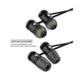 thumbnail image 4 of Sidaley 6 pares de puntas de silicona para auriculares, componentes simples de repuesto para auriculares, accesorios para auriculares internos, tapones Cables de audio/vídeo negro, 4 of 6