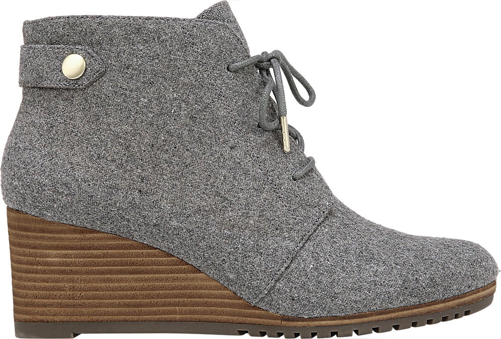 Dr scholl's grey flannel booties Clearance