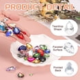 thumbnail image 3 of Uxcell Teardrop Rhinestones Glass Pointed Back Rhinestone Beads Gems for Jewelry Making Costume Crystal Embellishments Crafts White, 3 of 5