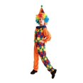 thumbnail image 3 of Disfraz de payaso de circo para niños, mono con peluca, ropa de actuación para niños, peluca, mono de fiesta de cumpleaños para bebés, disfraz de Halloween, 3 of 5