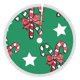 thumbnail image 1 of Faldas para árbol de Navidad de 30 pulgadas con texto "Merry Christmas", tapete para árbol de Navidad para vacaciones de invierno, falda para árbol de Navidad para decoraciones navideñas rústicas, 1 of 8