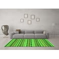thumbnail image 3 of Ahgly Company Indoor Rectangle Abstract Green Modern Area Rugs, 4' x 6', 3 of 4