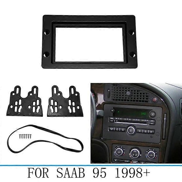 Car Stereo Radio Fascia Dash Panel 2 Din Frame Trim Kit For SAAB 9-5 2005-2011