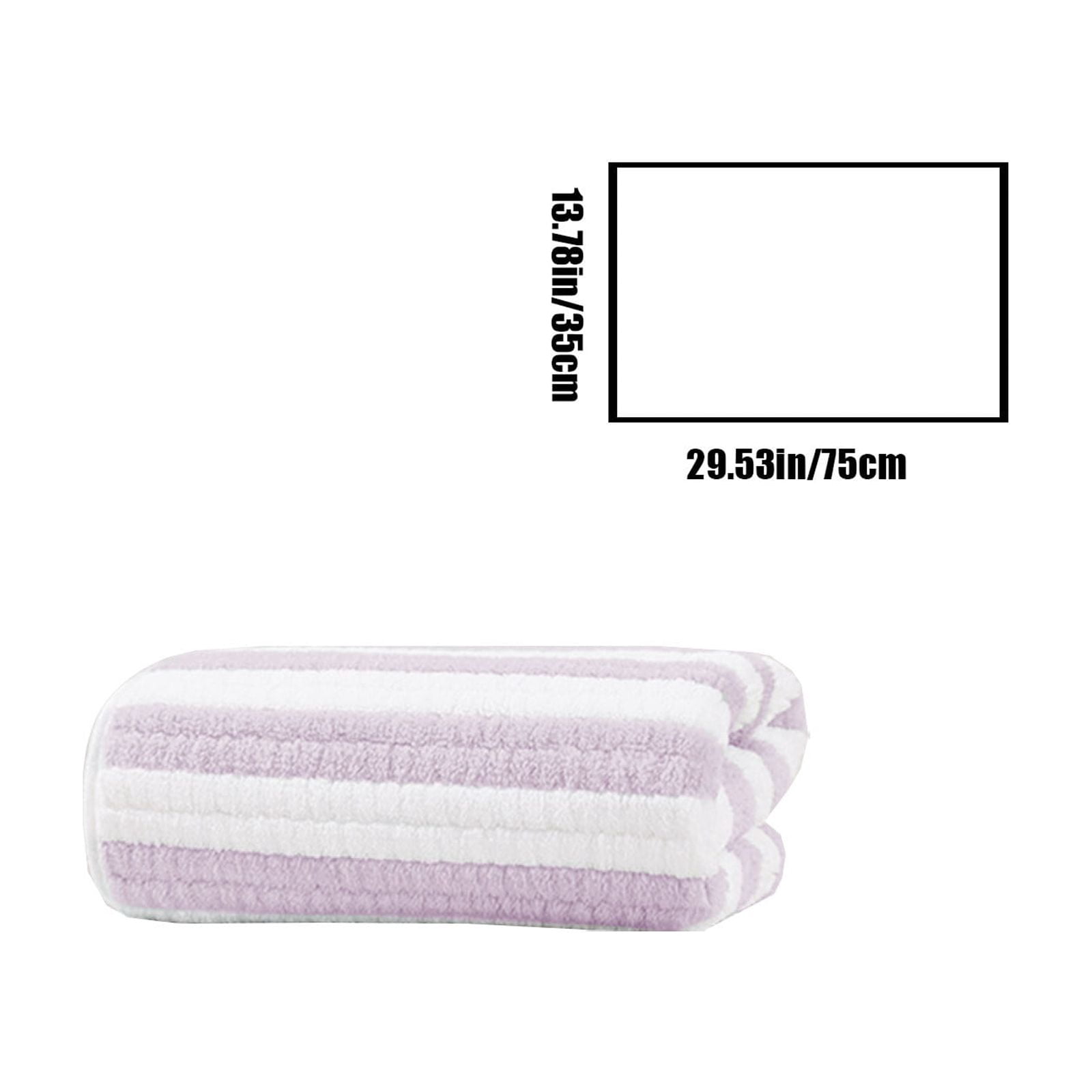 Face Towels Set Soft Absorbent Quick Dry Stripe Washcloth Plush Durable Gentle Skin Friendly, High Absorbency Easy Care Multipurpose, for Bathroom Home Travel Gym Spa for Adults Women Men