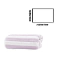 thumbnail image 3 of Toalla facial de franela a rayas de terciopelo | Toalla de secado súper suave y absorbente para rostro y baño | Toalla de felpa de secado rápido para el hogar, viajes, gimnasio y uso diario, 3 of 6