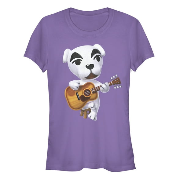 Junior's Nintendo Animal Crossing K.K. Slider  Graphic Tee Purple Medium