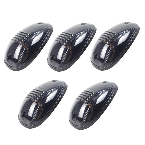 Speravity Paquete de 5 luces de marcador de cabina de techo de plástico impermeable 12 luces LED señal de repuesto de vehículo con interruptor Bombillas para automóviles