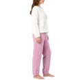 thumbnail image 4 of Miqool Womens Fuzzy Fleece Pajama Sets 2 Piece Long Sleeve Winter Warm Loungewear Sleepwear with Pocket, 4 of 9