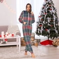 thumbnail image 7 of FORMRS Onesies Pajama for Adults Unisex Hoodie Winter Jumpsuit One Piece Sleepwear, Sizes S-2XL, Warm Tartan Mosaic, 7 of 7